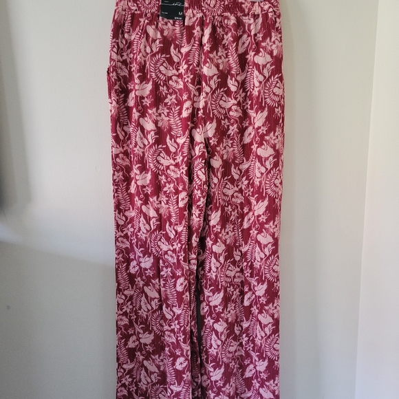 INC International Concepts Botanical Print Wide Leg Pants New - Picture 6 of 11